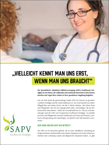 Bericht über die SAPV in "Grias' di Allgäu" April 2025